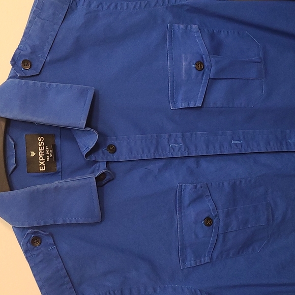 Express MK2 Military collar dress shirt - Picture 2 of 7